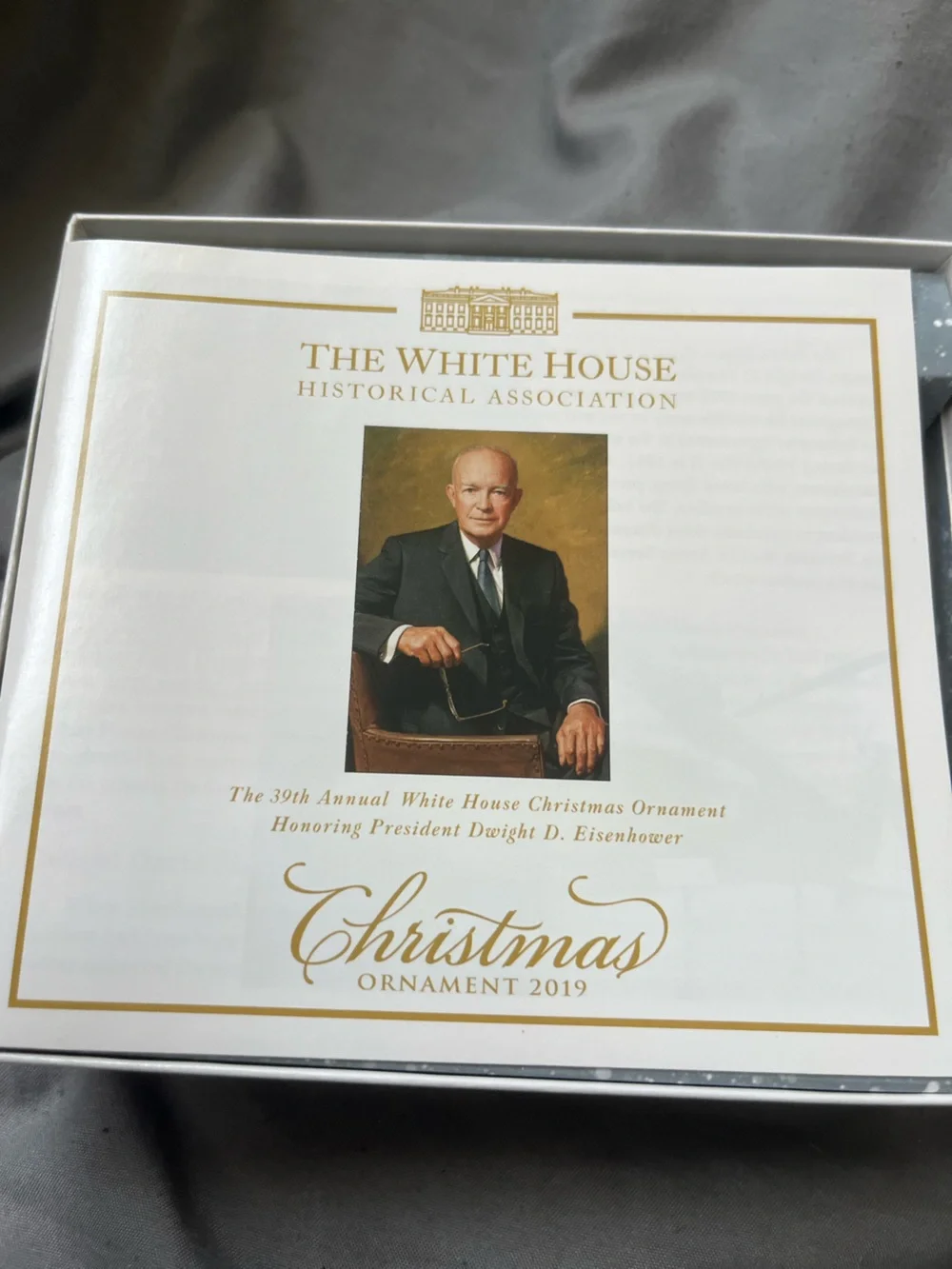 2019 White House Christmas ornament